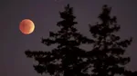 تصاویری از ماه‌گرفتگی شب گذشته (۱۷ آبان ۱۴۰۱) در سراسر دنیا | ماه خون