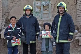 دو کودک مشهدی مانع گسترش آتش سوزی منزل مسکونی