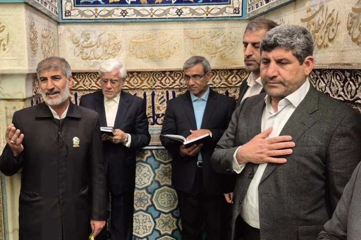 تشرف معاون اول رئیس‌جمهور به زیارت بارگاه نورانی امام رضا (ع)