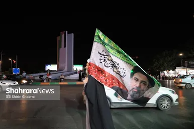 گزارش تصویری | اجتماع مردمی همبستگی مردم ایران و اسپانیا در مشهد