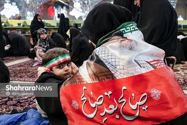گزارش تصویری | مراسم چهلمین روز شهادت رهبر شهید انقلاب اسلامی در حرم مطهر رضوی