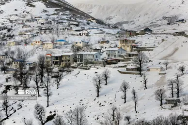 ایران زیباست | طبیعت برفی روستای «زندانه»