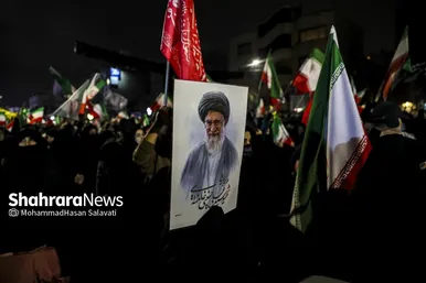 گزارش تصویری | اجتماع مردم مشهد در خونخواهی قائد امت در خیابان هاشمیه