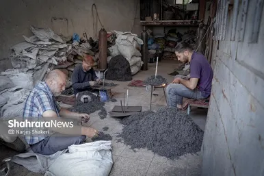 کارگاه اتصال حلقه ها و تبدیل آن به زنجیر