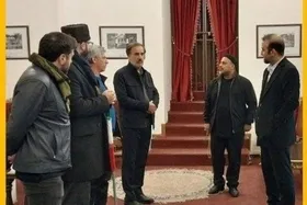 دیدار معاون امور هنری وزیر فرهنگ با دست اندرکاران پروژه  &laquo;به نام ایران&raquo; در موزه سینما