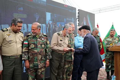 مراسم بهره برداری از طرح ۸۸۸ واحدی منازل سازمانی ارتش در مشهد 