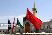 ویدئو | حال و هوای صحن انقلاب حرم مطهر رضوی در روز عاشورا