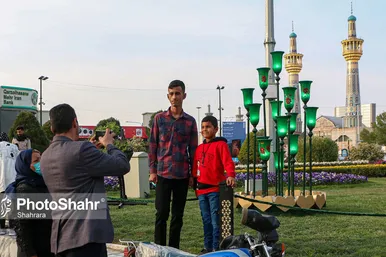 یادمان‌های نوروزی در خیابان‌های شهر