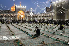 زائران چه میزان از زمان خود را در حرم رضوی سپری می&zwnj;کنند؟