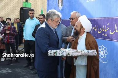 گزارش تصویری | آیین بازگشایی و اتصال خیابان امام زمان (عج) به بولوار شهید احمدی در مشهد