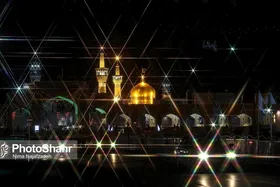حرم رضوی غرق در سوگ رحلت پیامبر اکرم (ص) و شهادت امام حسن مجتبی (ع) (۱۲ شهریور ۱۴۰۳)