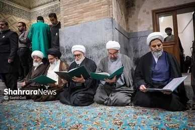 گزارش تصویری | مراسم چهلمین روز شهادت وزیر اطلاعات دولت چهاردهم در حرم مطهر رضوی برگزار شد (۱۰ اردیبهشت ۱۴۰۵)