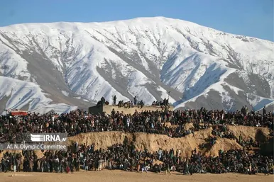 عکس‌هایی از مسابقه بزکشی در کِشم بدخشان