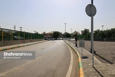 گزارش تصویری | اتفاق  خط لوله اصلی آبرسانی مشهد در بزرگراه شهید سلیمانی