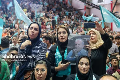 عکس‌هایی از سفر انتخاباتی «مسعود پزشکیان» به مشهد