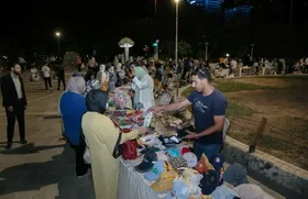 بازار موقت محصولات مشاغل خانگی و صنایع دستی کوهسنگی راه&zwnj;اندازی شد