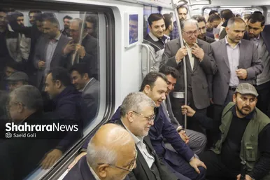گزارش تصویری | بهره‌برداری از سکوی دوم خط ۳ متروی مشهد
