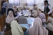دانش‌آموزان مزارشریف با مسابقه نقاشی یاد شهدای ایران را گرامی داشتند