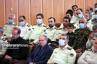 مراسم تودیع ومعارفه فرمانده انتظامی مشهد مقدس