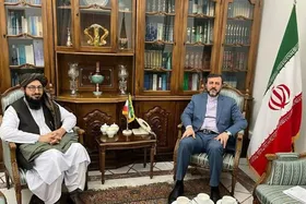 سرپرست سفارت افغانستان در تهران، به دیدار غریب&zwnj;آبادی رفت
