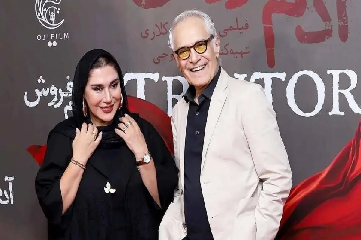 نسیم ادبی و محمود کلاری در مراسم اکران خصوصی فیلم «آدم‌فروش» + عکس