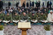 نوای تلاوت قرآن خادمان امنیت در صحن و سرای رضوی طنین‌انداز شد (۶ اسفند ۱۴۰۴)