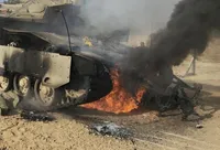 یک نظامی صهیونیست در غزه با حمله مقاومت به ماشین جنگی اشغالگران به هلاکت رسید