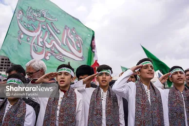گزارش تصویری | اجتماع عظیم منتظران ظهور در مشهد ۱