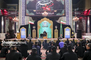 گزارش تصویری | حسینیه حرم | عزاداری سنتی هیئات استان قزوین در حرم مطهر رضوی