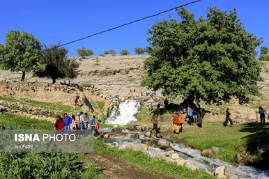 نوروزگردی | آبشار «آبریز» کهگیلویه