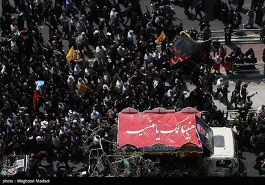 عکس‌هایی از مراسم تشییع پیکر شهید اسماعیل هنیه در تهران- ۲