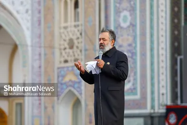 گزارش تصویری | مراسم چهارپایه خوانی شهادت حضرت رضا علیه السلام در حرم مطهر رضوی