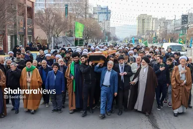 گزارش تصویری | آیین تشییع پیکر آیت‌الله «محمدهادی عبدخدایی»