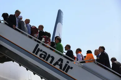  نخستین پرواز اعزام حاجیان از فرودگاه بین المللی شهید هاشمی نژاد 