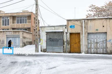 گزارش تصویری | برف در تبریز