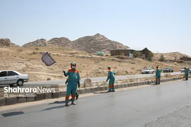 فعالیت پاکبان‌ها در روزهای پایانی ماه صفر