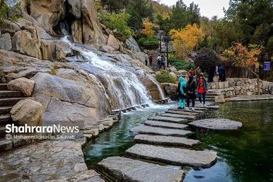 طراوت باران پاییزی در مشهد