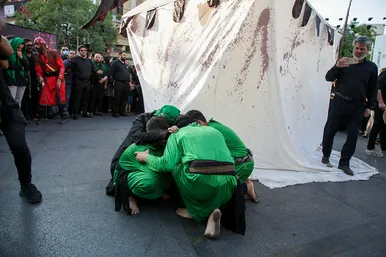 آیین خیمه سوزان عصر عاشورا
