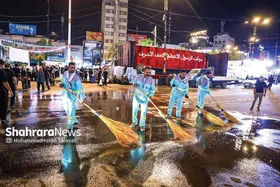 پیش&zwnj;بینی جمع&zwnj;آوری ۱۲۰۰ تن زباله طی ۱۰ روز خدمت در نجف توسط کارگروه خدمات شهری شهرداری مشهد