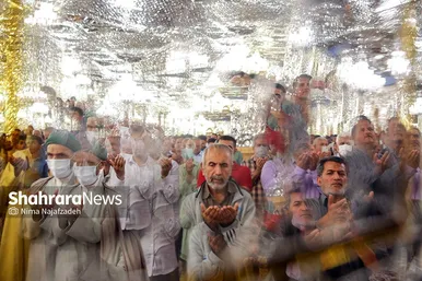 نماز عید سعید قربان در حرم مطهر رضوی