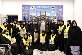سفر دختر شهید سید حسن نصرالله به شهر قم