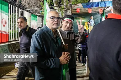 گزارش تصویری |حضور جامعه ورزش مشهد در سی و هشتمین شب شکوه حضور مردم در خیابان‌های مشهد