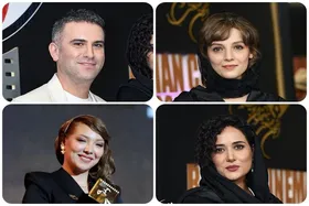 ویدئویی از حضور ستارگان در جشن منتقدان و نویسندگان + فیلم