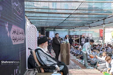 گزارش تصویری | آیین نواخته شدن زنگ نماز اول مهر