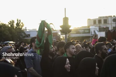 گزارش تصویری | مراسم خیمه سوزان عصر عاشورا در مشهد (۱۵ تیر ۱۴۰۴)