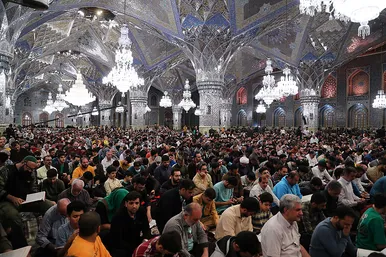 مراسم مناجات شب های ماه مبارک رمضان در حرم مطهر رضوی