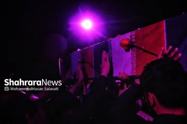مراسم احیاء شب ۲۱ ماه رمضان و وداع با پیکر شهید گمنام در شهرک شهید رجایی