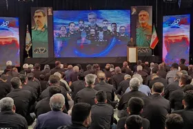 مراسم گرامیداشت اربعین شهدای اقتدار نیروی هوا فضای سپاه برگزار شد