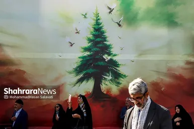 راهپیمایی انزجار مردم مشهد از جنایات رژیم صهیونیستی در لبنان و فلسطین