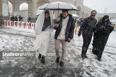 گزارش تصویری | بارش برف در مشهد (۲۱ بهمن ۱۴۰۳)